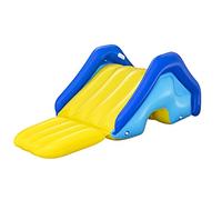 Bestway Inflatable Pool Water Slide | Pool Side Water Slide, Built in Sprinkler, Ages 3+, 2.47 m x 1.24 m x 1.00 m