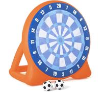 Bestway Inflatable Soccer DartBoard Giant Garden Game Kids Adults 2 Balls 4 Axes
