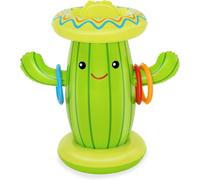 Bestway Inflatable Sprinkler, Cacti Water Fun with Ring Toss Game, Summer Outdo