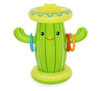 Boxed New Bestway Inflatable Sprinkler Cacti Water Fun with Ring Toss Summer