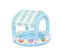 Bestway | Inflatable Sweet Shop Paddling Pool, Kids, Toddler Outdoor Garden Paddling Pool with Shade, Canopy Baby Pool, Ages 2+