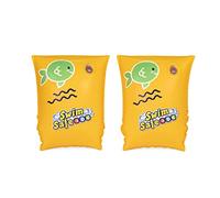 Bestway Inflatable Swimming Armbands for Kids Float Bands Sleeves, Inflatable Swim Armbands for Boys and Girls, Ages 3-6, Yellow