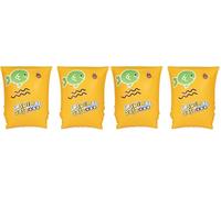 Bestway Inflatable Swimming Armbands for Kids Float Bands Sleeves, Inflatable Swim Armbands for Boys and Girls, Ages 3-6, Yellow (Pack of 2)