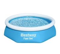 Bestway Inflatable Swimming Pool Patio Above Ground Pool Fast Set Round 57265