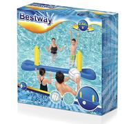 Bestway Inflatable Volleyball | Swimming Pool Toy, Complete Volleyball Set, Inflatable Ball, and Net