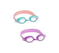 Bestway Kids Swimming Goggles with Sparkle Stones for Ages 3 and Up