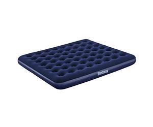 Bestway King Flocked Airbed for Camping | Inflatable Camping Air Mattress, Portable Inflatable Double Flocked Bed for 2 People, Fast Inflation