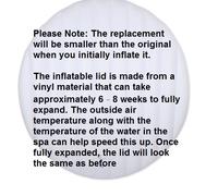 Replacement Inflatable Lid for Lay-Z-Spa 1.96m x 66cm