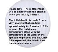 Replacement Inflatable Lid for Lay-Z-Spa 1.96m x 66cm