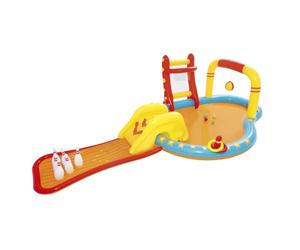 Bestway LiL Champ Water Play Centre, Inflatable Water Park with Slide and Multiple Activities, Paddling Pool for Kids, Ages 2+