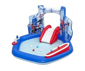 Bestway Marvel Spider-Man Inflatable Kids Water Play Center 2.11 m x 2.06 m x 1.27 m