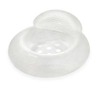 Bestway Moon Dust Swim Tube With Headrest, Iridescent Pool Float Ring, White