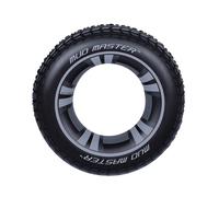 Bestway Mud Master Swim Ring, Inflatable Swimming Float Rung, Pool Float, Rubber Rubber Ring for Kids and Adults, Black