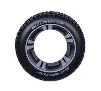 Bestway Mud Master Swim Ring, Inflatable Swimming Float Rung, Pool Float, Rubber Rubber Ring for Kids and Adults, Black