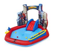 Bestway Multicolour Round Small Marvel - Spiderman Plastic Play Centre With Slide
