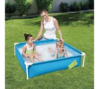 Bestway Kids Swimming Pool 48" x 48" x 12" My First Frame Pool Blue Children