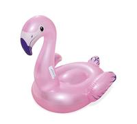Bestway Pink Flamingo Pool Float, Kids Inflatable Ride-On with Handles, Swimming Pool and Beach Toy