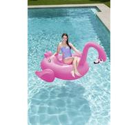 Bestway Pink Inflatable Supersized Flamingo Rider Float Pool - 6.5' x 55"