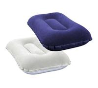 Bestway Plain Travel Inflatable Pillow Pack of 2 in Navy Bestway Navy