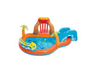Bestway Play Centre Paddling Pool Inflatable Swimming Pool Lava Lagoon 53069