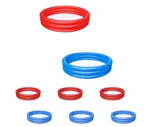 Bestway Play Paddling Pool | Inflatable Garden Pool for Toddlers and Kids, 1.83 m x 33 cm, Ages 2+, Assorted Colours (Pack of 4)