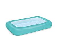 Bestway Play Paddling Pool | Inflatable Paddling Garden Pool, Ages 2+, Green, 65" x 41" x 10"/1.65m x 1.04m x 25cm