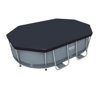 Bestway Pool Cover Above Ground for Rectangular Pools Flowclear vidaXL