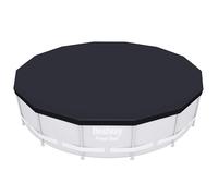Bestway Pool Cover Above Ground Swimming for Round Pools Flowclear vidaXL