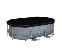 Bestway 10ft Pool Cover for Above Ground Pool, Compatible with Oval Frame Shape