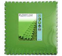 Bestway Pool Floor Protectors Ground Cloth Mat 9 pcs Green Flowclear vidaXL