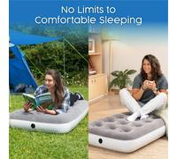 Bestway Premium Camping Single Airbed with Cordless Battery Pump,
