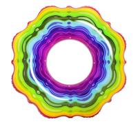 Bestway Rainbow Swim Ring, Inflatable Swimming Float Ring, Pool Float, Rubber Rubber Ring for Kids and Adults
