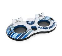 Bestway Rapid Rider Double Ring Float With Handles Multicolor 251 x 132 cm