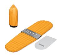 Bestway RidgeLite Regular Insulated Mummy Sleeping Pad - Size: 7.5 x 51 x 183cm - Orange - Wilko