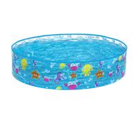 Bestway Sea Creature Paddling Pool Kiddie Swimming Pool, Inflatable Above Ground Pool, Outdoor Garden Pool, Blue, 48 x 10 Inch