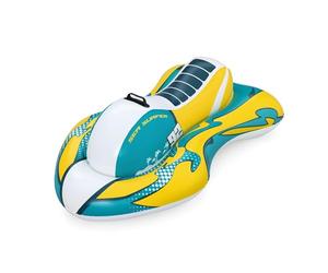 Bestway Sea Surfer Kids Ride-On Pool Float Jet Ski Inflatable with Handle for Ages 3+