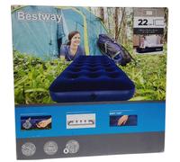 Bestway Flocked Airbed - Single - 1.85m x 76cm x 22cm