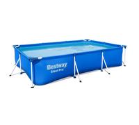 Bestway Steel Pro Frame Rectangular Swimming Pool Set with Pump - 300 x 201cm