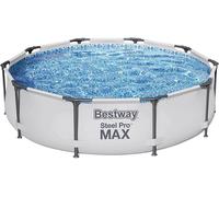 Bestway Steel Pro Max Frame Grey Family Pool 3.05m x 76cm)