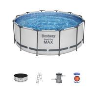 Bestway 12ft x 48inch Deep Swimming Pool Steel Pro Max Above Ground