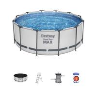 Bestway 12ft x 48inch Deep Swimming Pool Steel Pro Max Above Ground