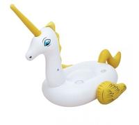 Bestway Sturdy Inflatable Supersized Unicorn Rider with Handles and Cup Holder