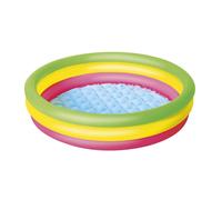 Inflatable 3 Ring Multicoloured Summer Pool