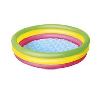Inflatable 3 Ring Multicoloured Summer Pool