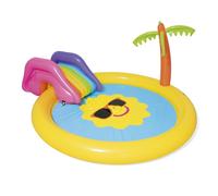 Bestway Sunny Land Paddling Pool Kiddie Swimming Pool With Slide Yellow Multi One Size