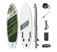 Hydro-Force Unisex's BW65308-21 Bestway SUP, Kahawai Set Stand Up Paddle Board with Hand Pump and Travel Bag, 10 ft 2, Multi-Coloured, 3.10m x 86cm x 15cm