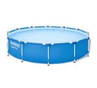 bestway swimming pool pro with steel frame 366x76cm in blue