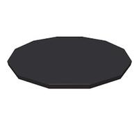Bestway Round Pool Cover 10ft 12ft Steel Frame Fast Set Swimming Pools Black