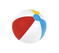 Bestway 31021 Inflatable Panel Beach Ball, Ideal for Beach/Pool Use, Multiple Sizes, White, 20 Inch