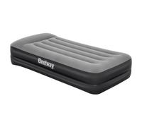 Bestway Airbed Tritech Bicolor Black/Grey, Single Flocked, Integrated Electric Pump and Bag
